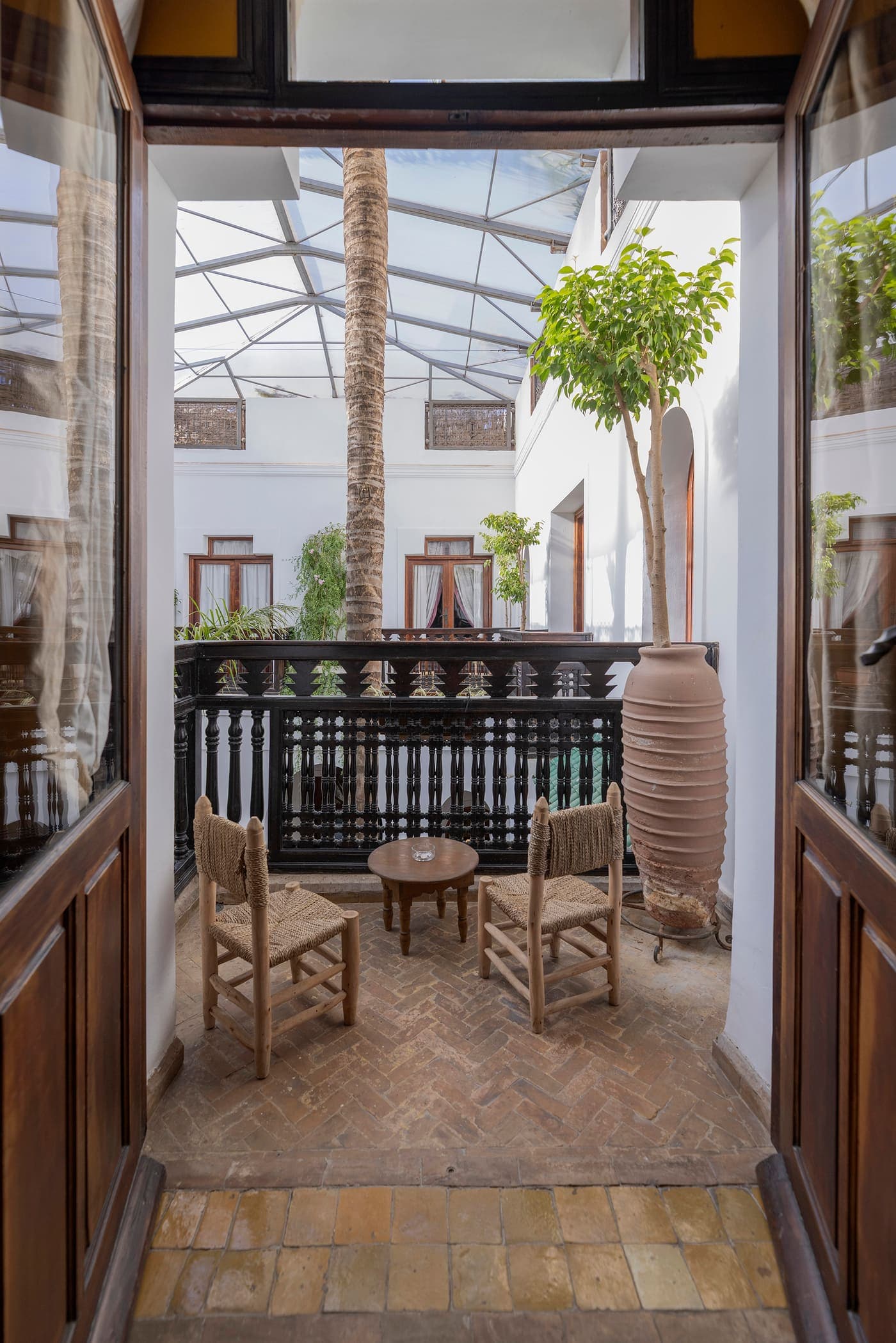 Aida - balcon sur patio